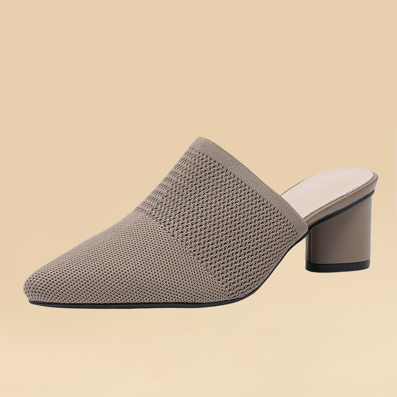 ニットミュールサンダル