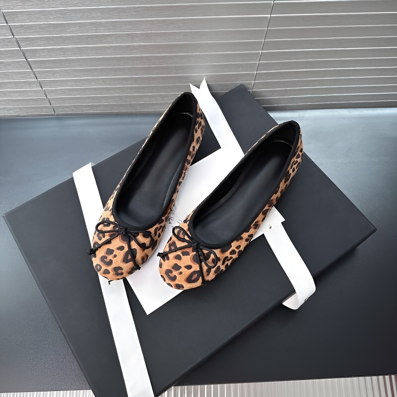 リボンモチーフ 5cm美脚バレエシューズ