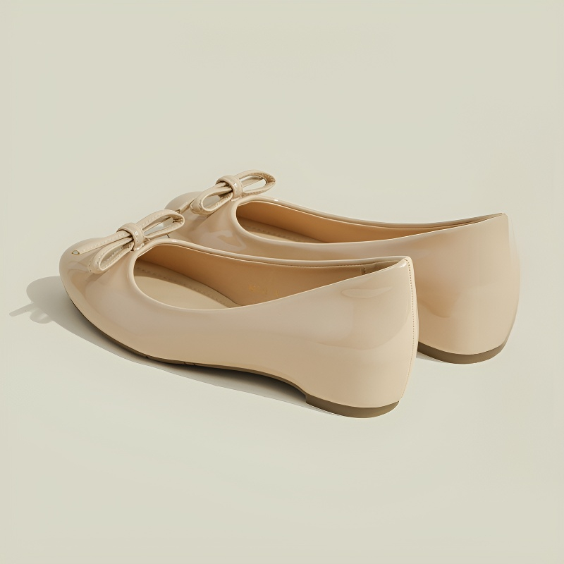 リボンモチーフ 5cm美脚バレエシューズ