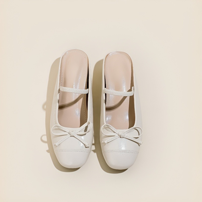 美脚リボンミュール