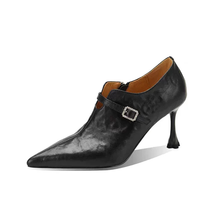 Vカット ハイヒールパンプス