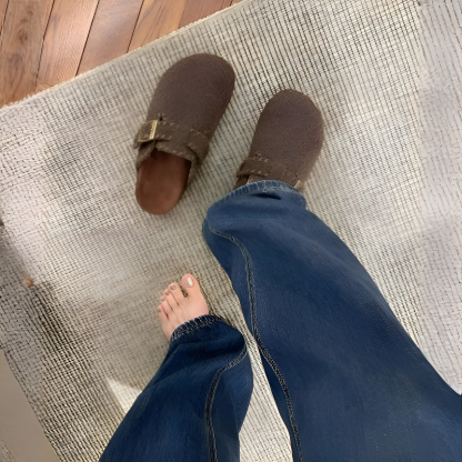 バックルベルト クロッグサンダル