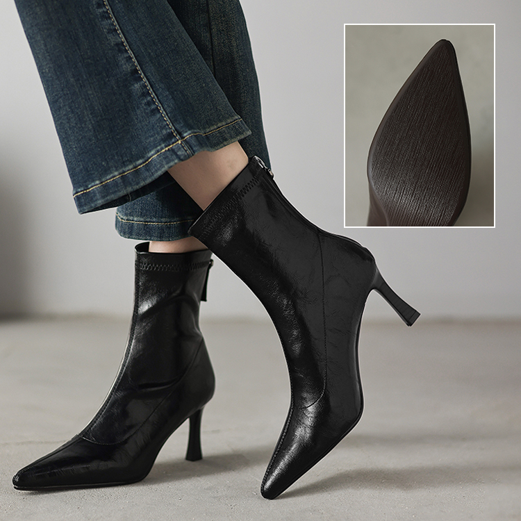 バックジップ ストレッチブーツ
