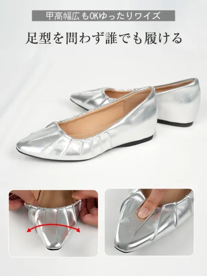 スクエア ヒール パンプス レディース リボン 可愛い バレエシューズ おしゃれ カジュアル 歩きやすい パンプス