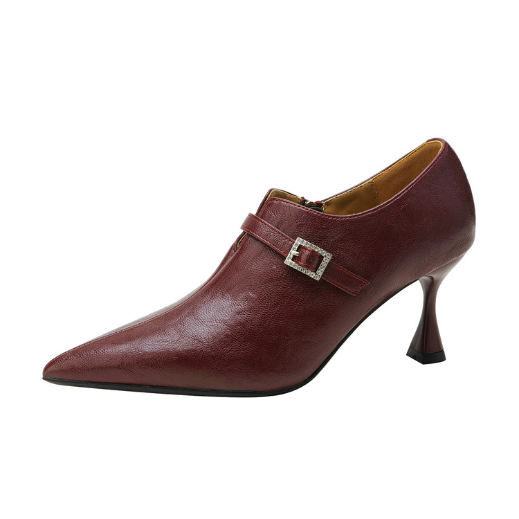 Vカット ハイヒールパンプス