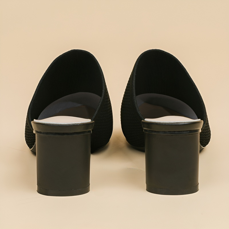 ニットミュールサンダル