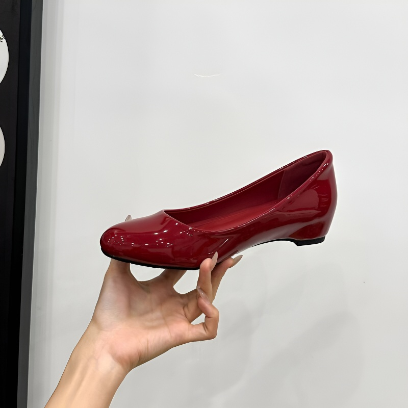 5cmウェッジソールエナメルパンプス