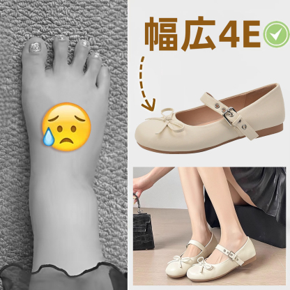 JL-舒适圆头女皮鞋