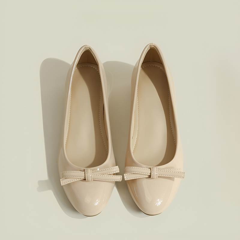 リボンモチーフ 5cm美脚バレエシューズ