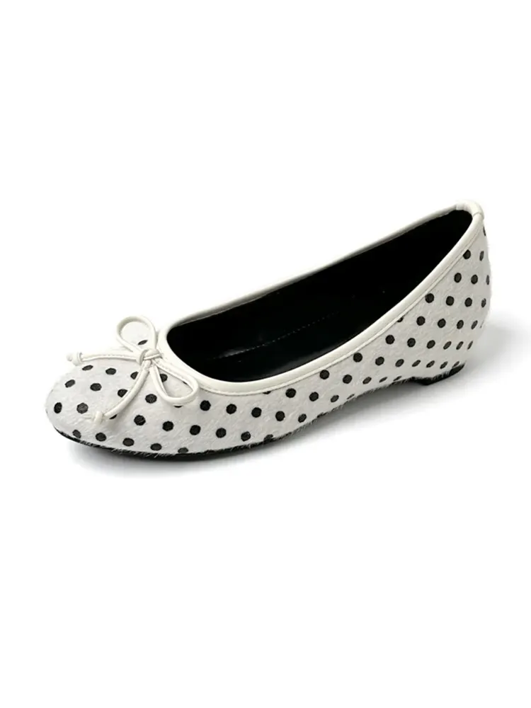 KENPOGEN リボンパンプス ドット柄 インヒール 4cmUP スタイルアップ 安定感 疲れにくい 通勤 オフィス