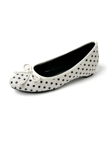 KENPOGEN リボンパンプス ドット柄 インヒール 4cmUP スタイルアップ 安定感 疲れにくい 通勤 オフィス