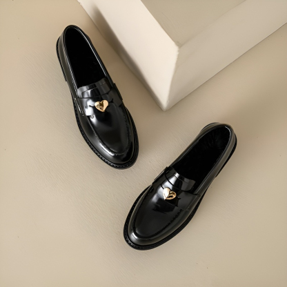 本革コインローファー