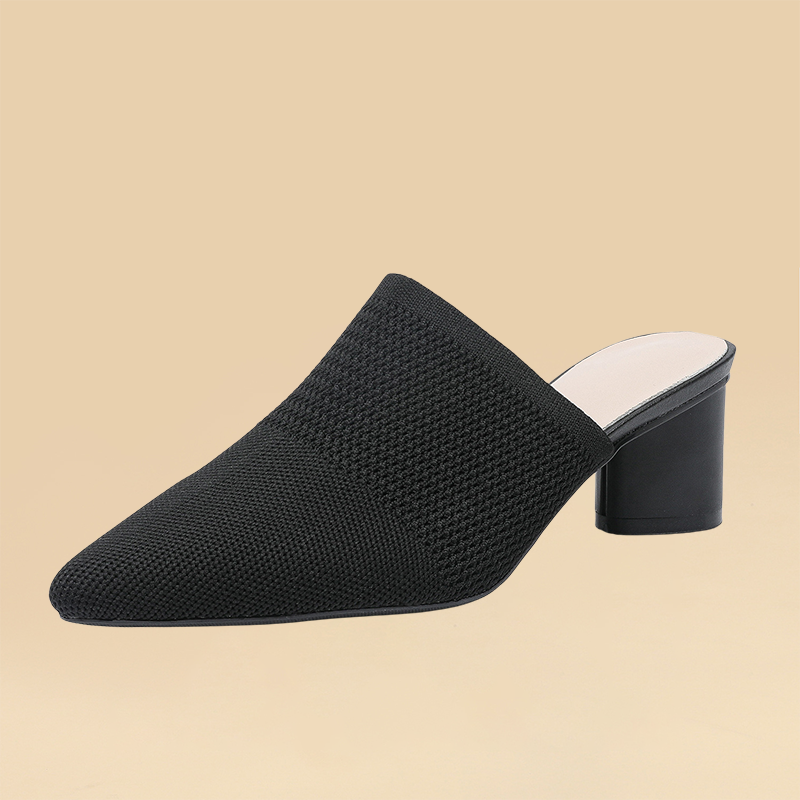 ニットミュールサンダル