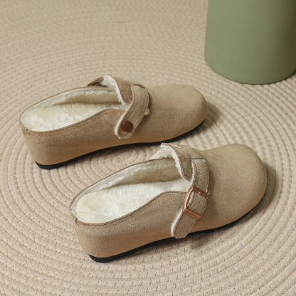 スエード調サボサンダル