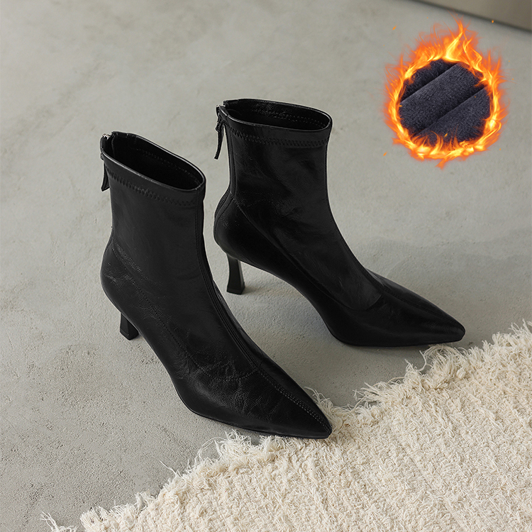 バックジップ ストレッチブーツ