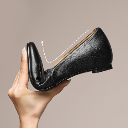 ギャザーフィット スクエアトゥパンプス