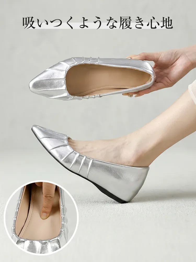 スクエア ヒール パンプス レディース リボン 可愛い バレエシューズ おしゃれ カジュアル 歩きやすい パンプス