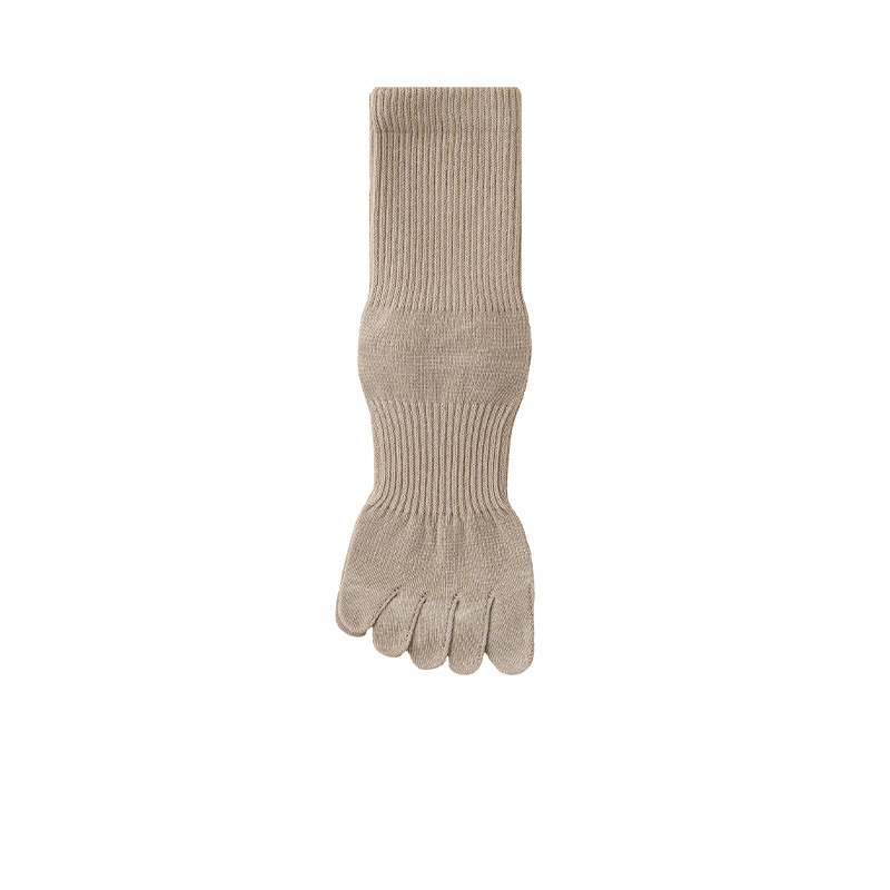 綿麻5本指ソックス 