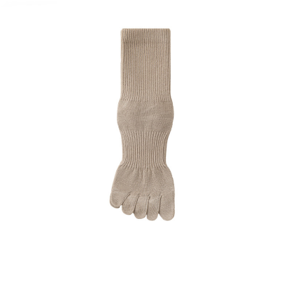 綿麻5本指ソックス 