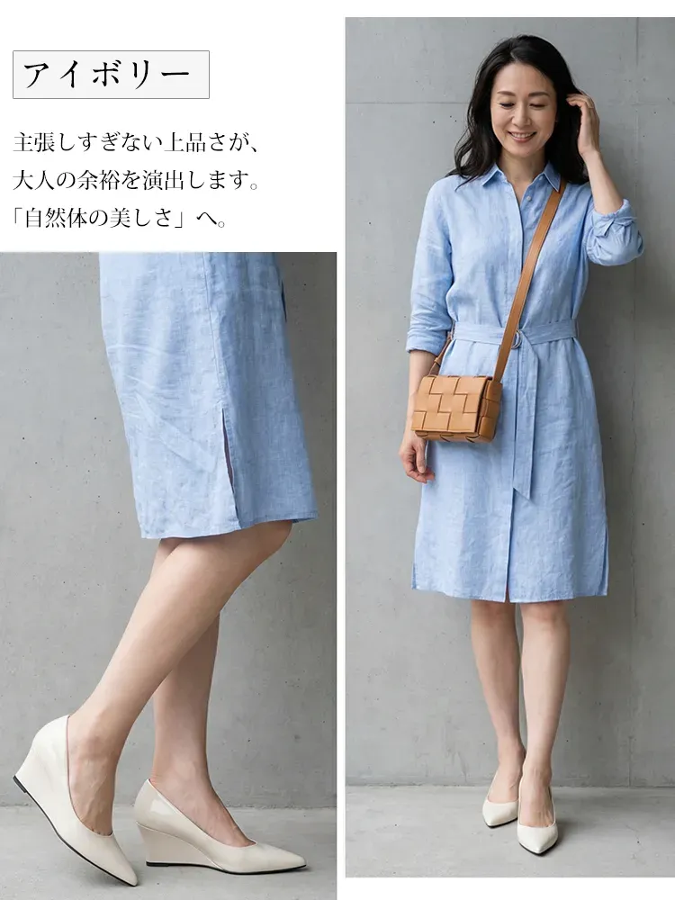 【通勤・立ち仕事に】 KENPOGEN 疲れない ウェッジソール パンプス 黒 エナメル 5.5cm 痛くない ポインテッドトゥ 仕事 オフィス ビジネス 事務