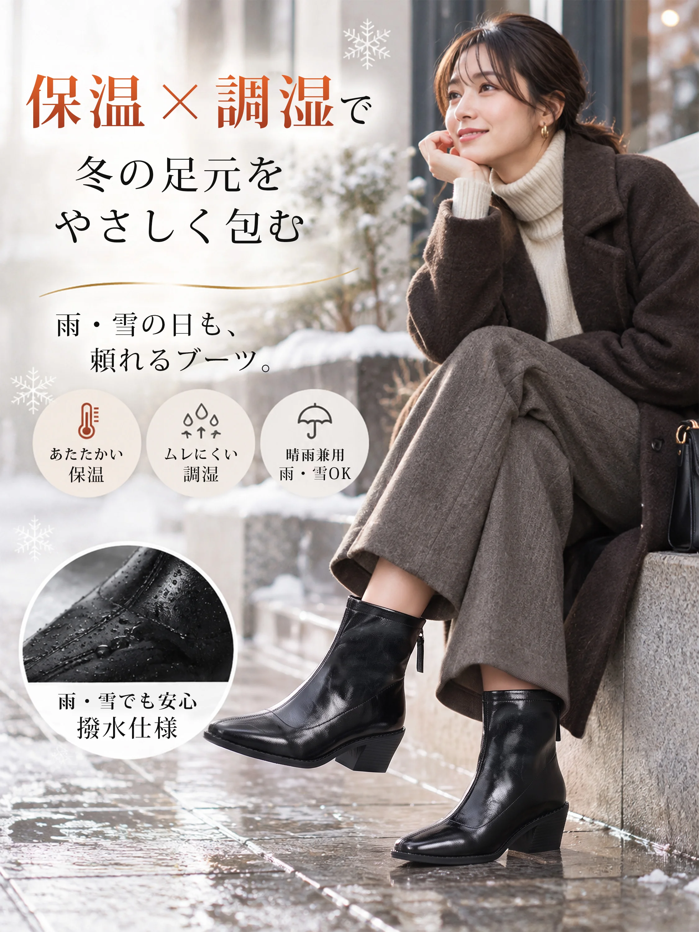 5.5cm美脚ストレッチブーツ