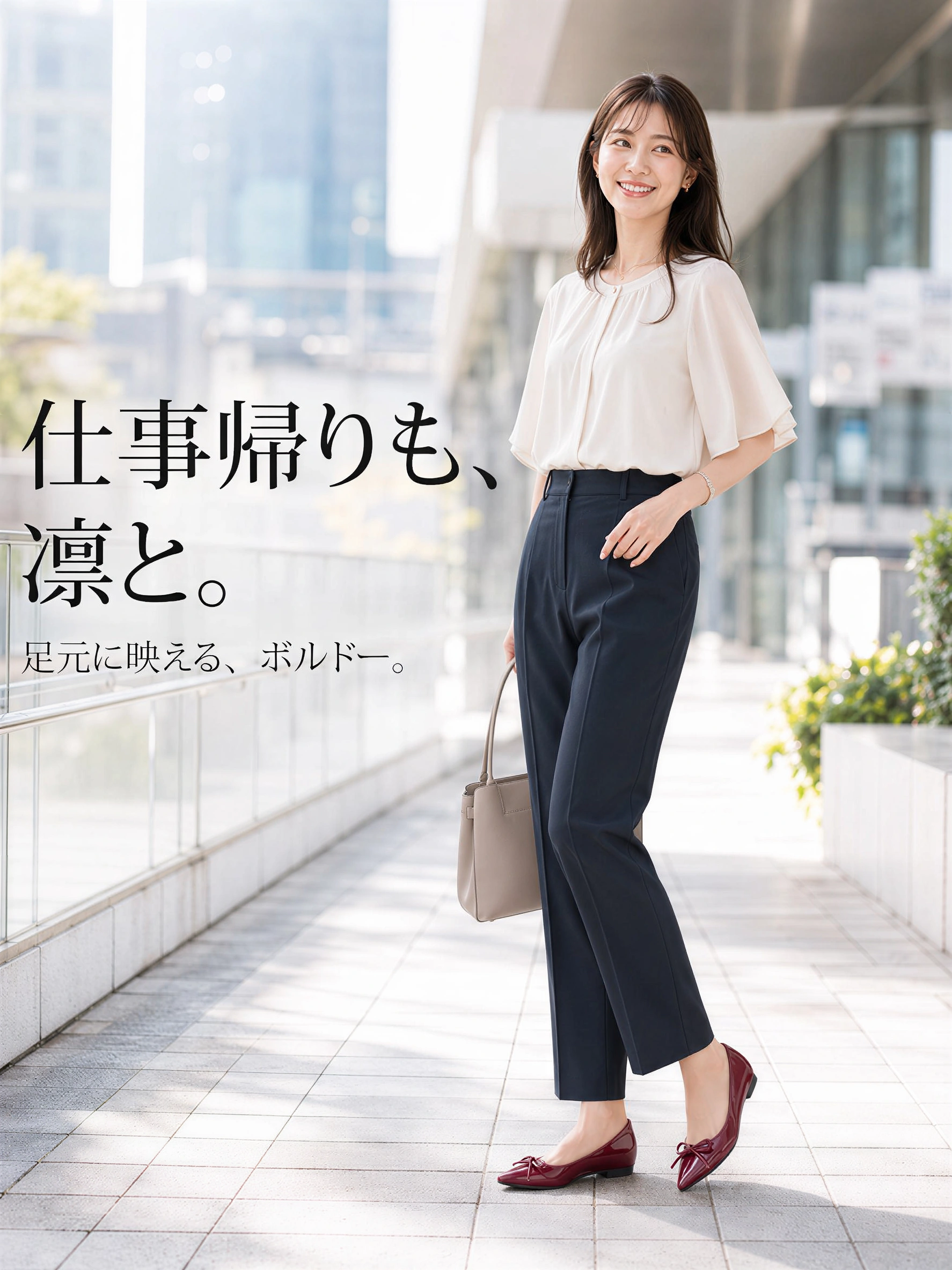 【リボン×ポインテッドの洒落感】KENPOGEN インヒールパンプス レディース 4cmUP エナメル 晴雨兼用 走れる 疲れにくい 通勤 オフィス 