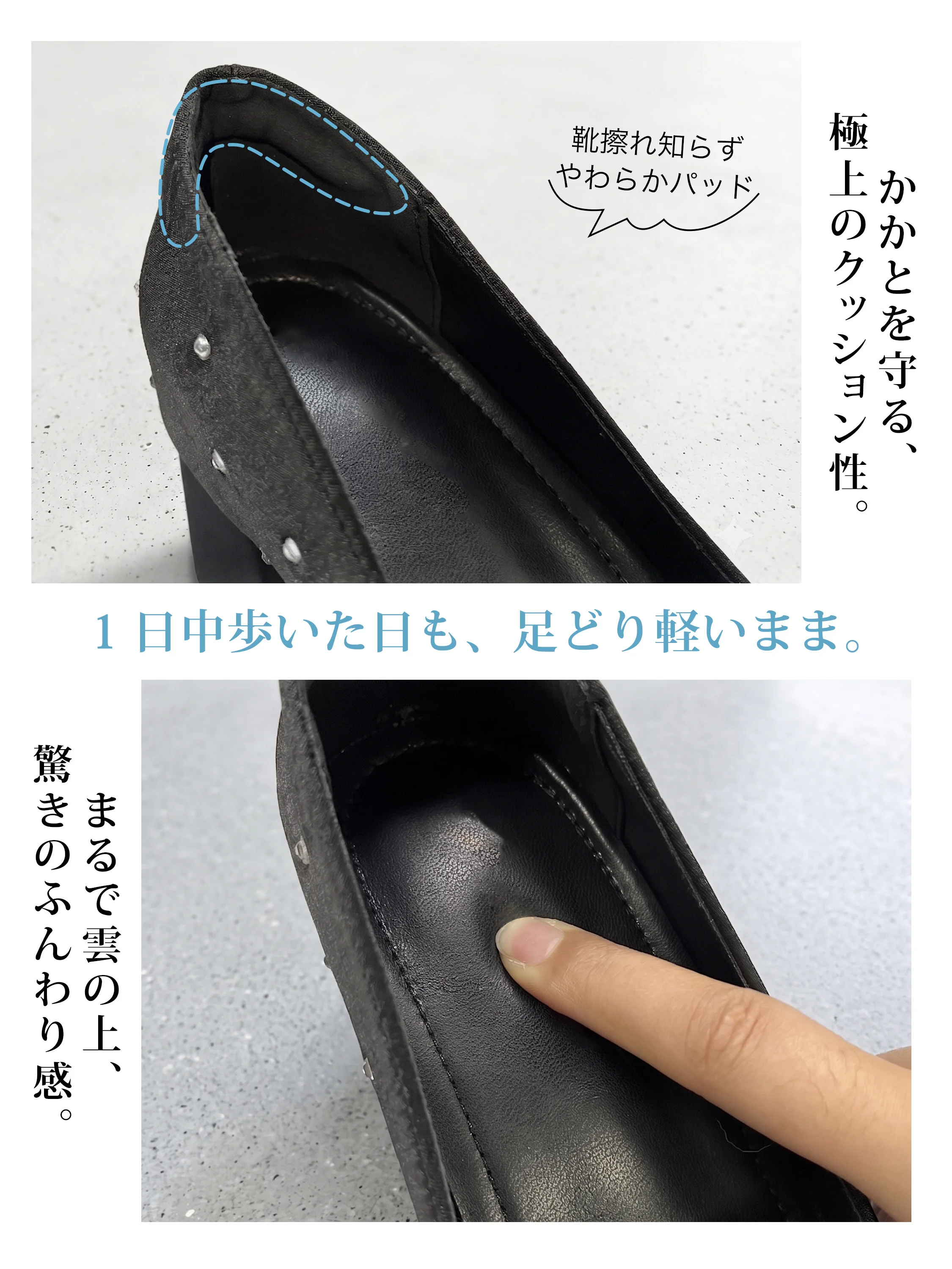 【スカート姿を美しく】KENPOGEN インヒール パンプス レディース ダブルリボン ポインテッドトゥ 5cm/7cmUP 華奢見え デート スカートコーデ