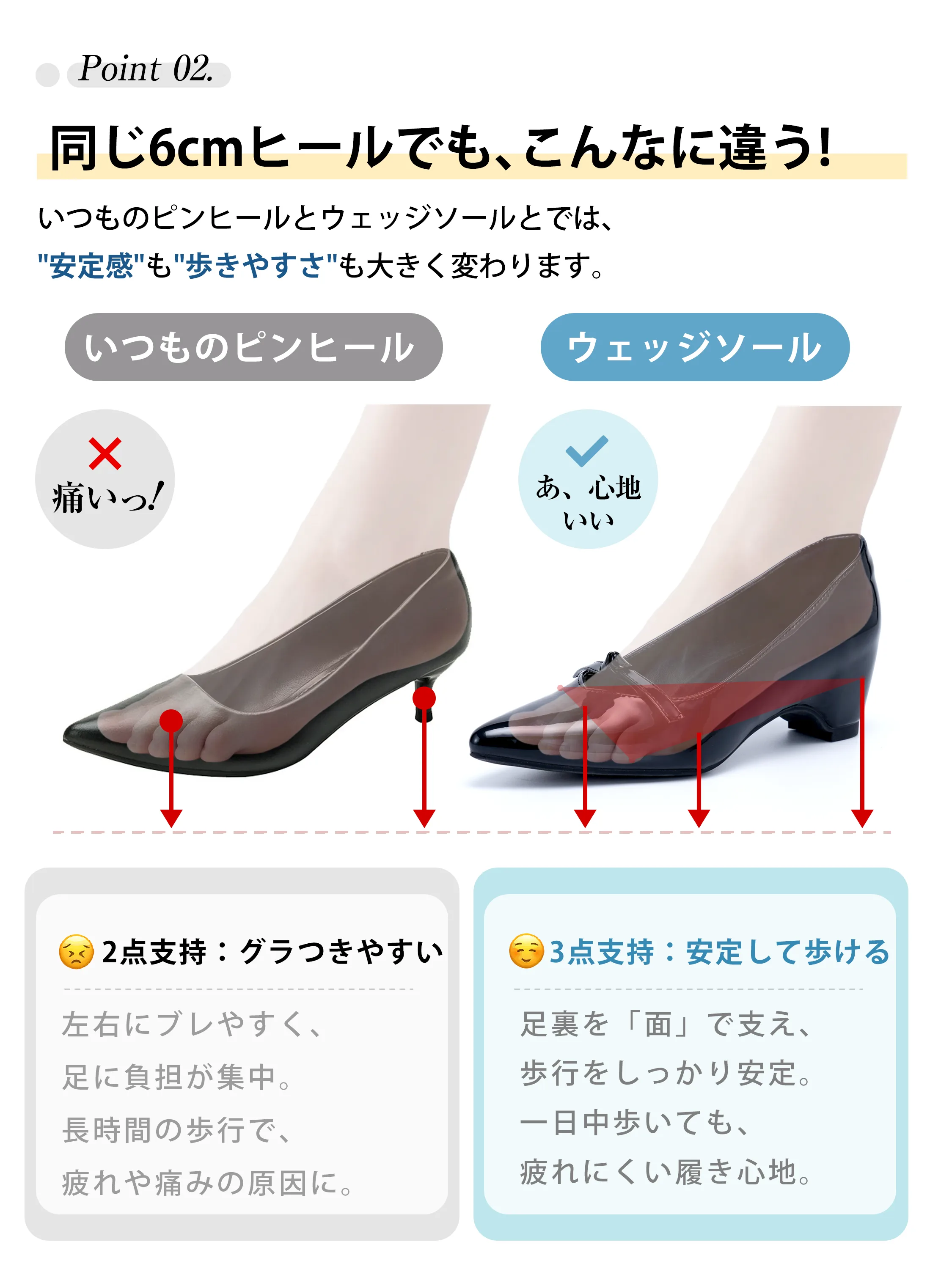 【大人可愛い】KENPOGEN インヒールパンプス レディース リボン ポインテッドトゥ 5cmUP シークレットシューズ 歩きやすい 痛くない おしゃれ 通勤 オフィス
