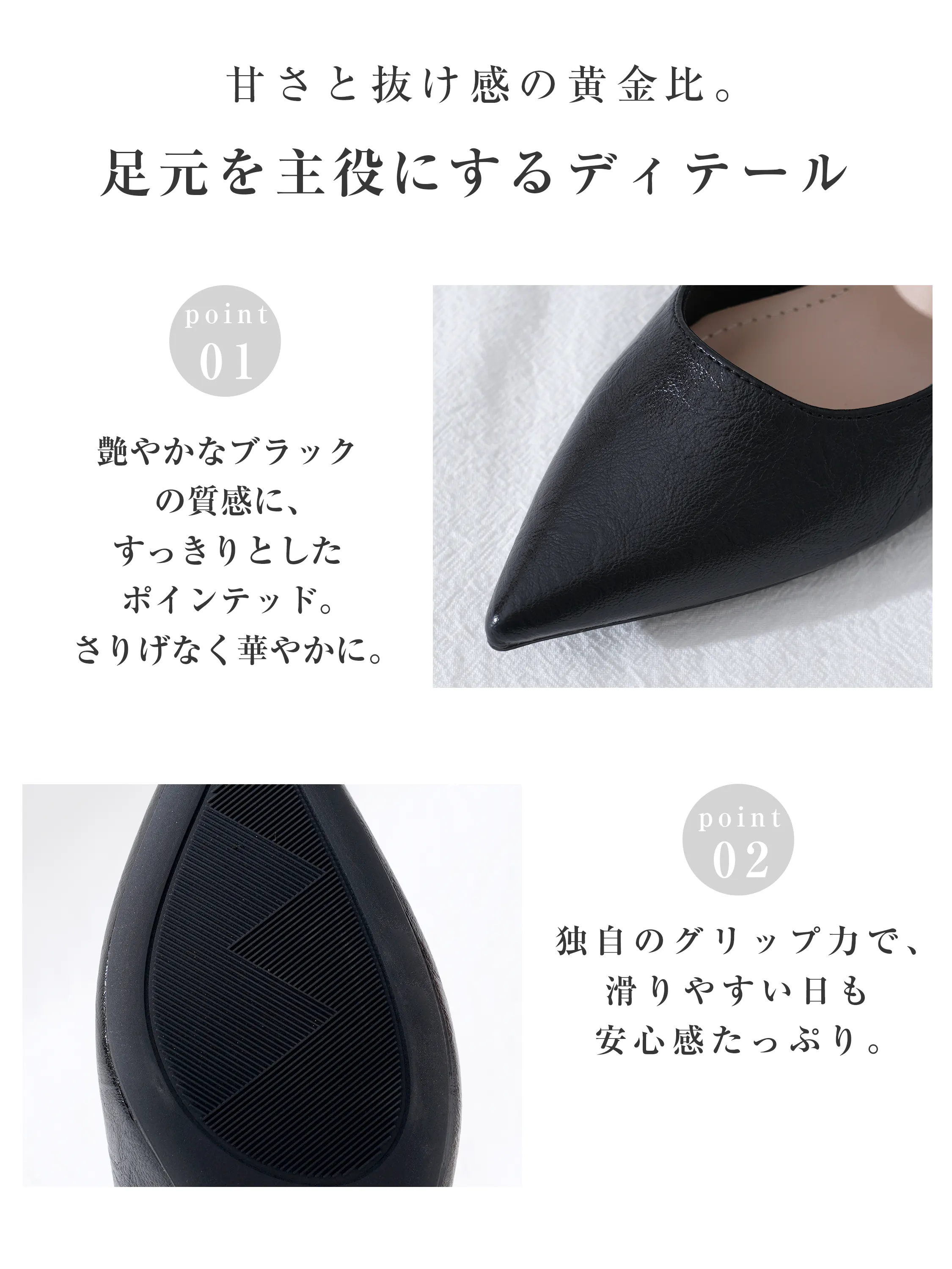 【スーツとの相性抜群】KENPOGEN パンプス 痛くない 柔らかい ポインテッドトゥ 3.5cm 5.5cm 7.5cm 選べるヒール 歩きやすい 通勤 オフィス
