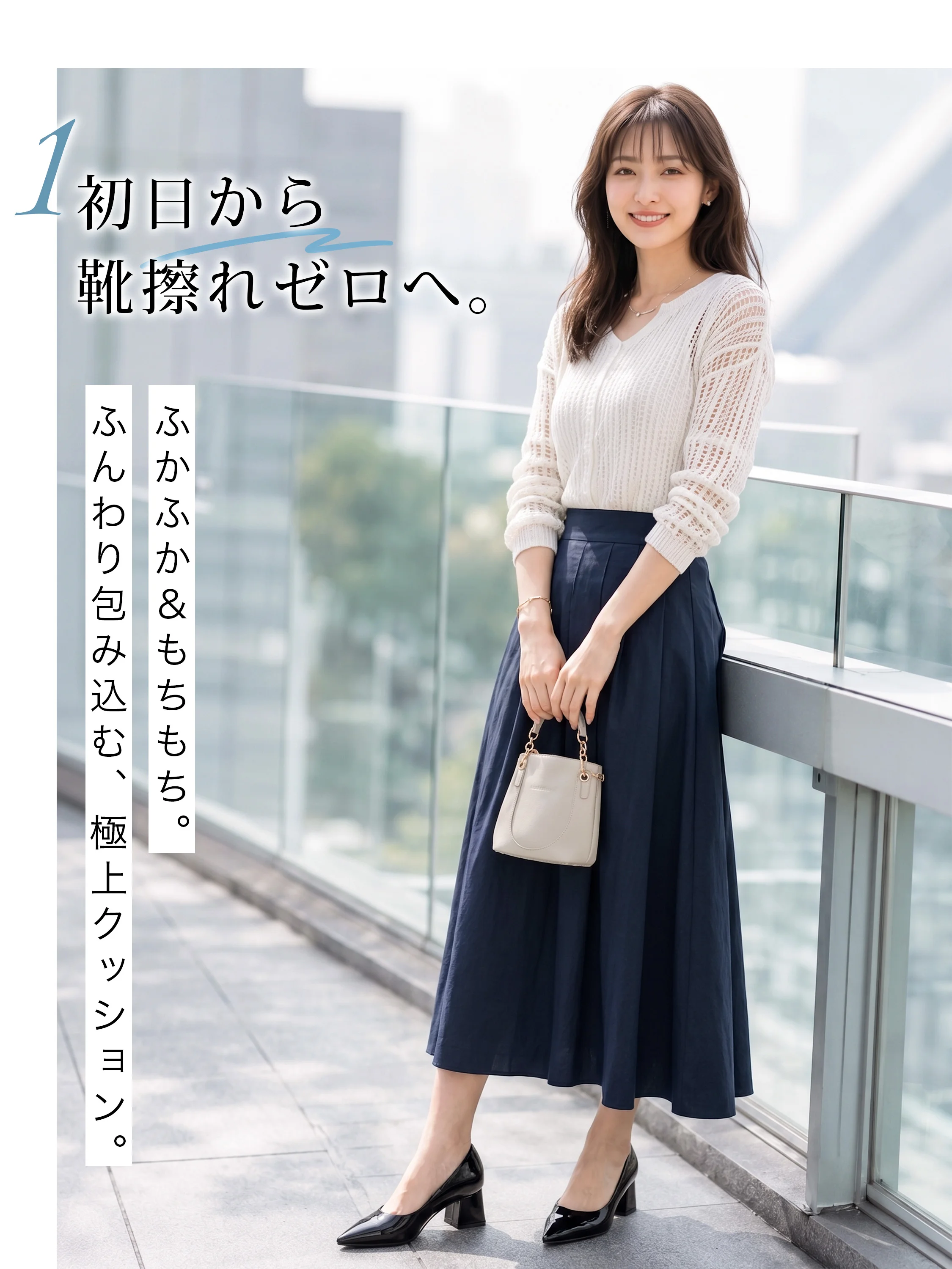 【高見えエナメル×美脚8cm】KENPOGEN ポインテッドトゥ パンプス レディース チャンキーヒール 8cmUP プレーン おしゃれ 歩きやすい 通勤