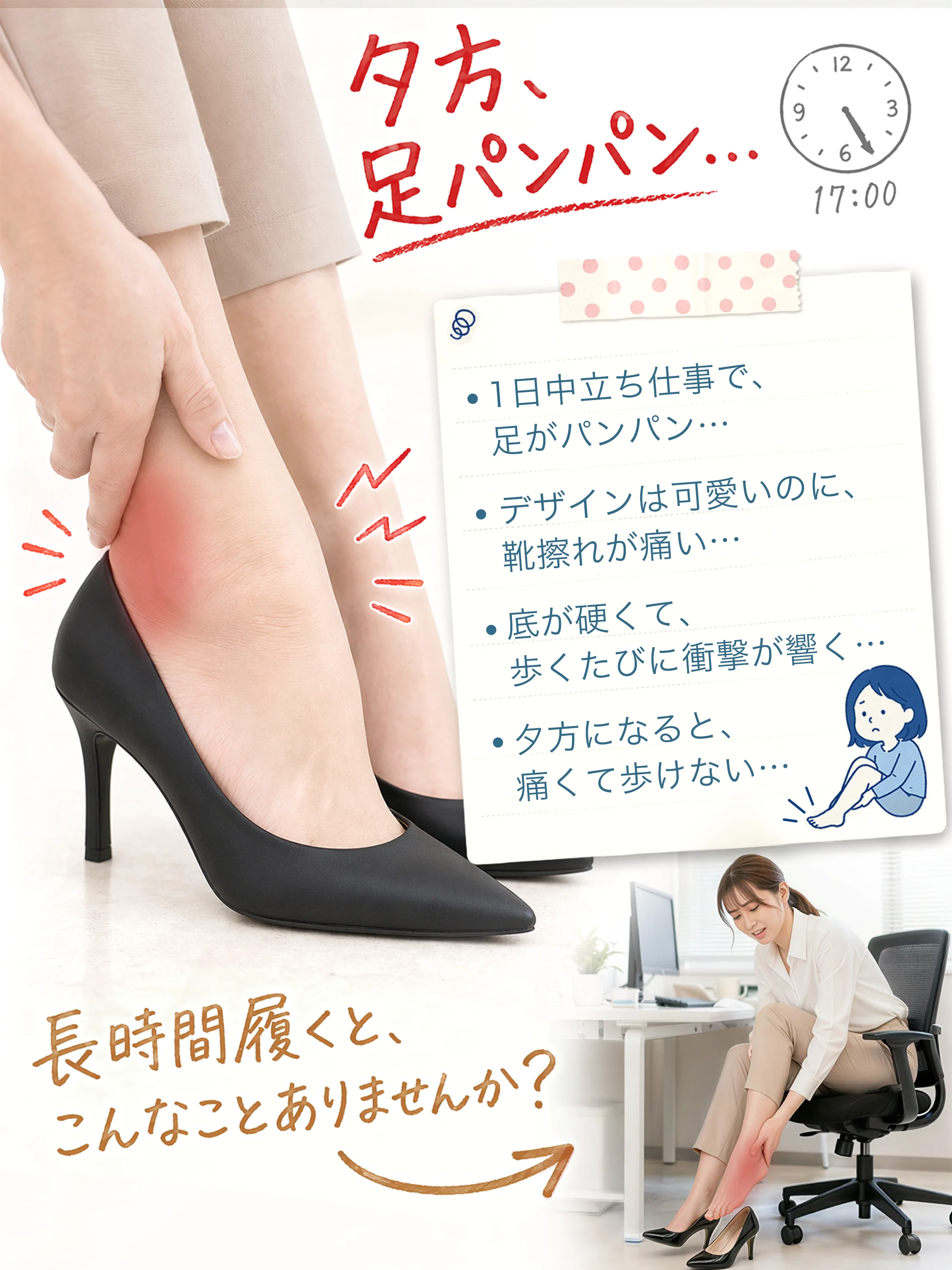 ポインテッドトゥ 晴雨兼用エナメルパンプス