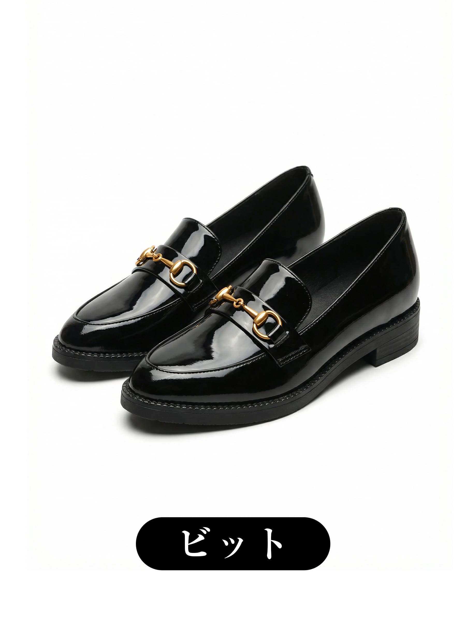 【6cmUP×スニーカーのような履き心地】KENPOGEN インヒールローファー 痛くない 疲れない 立ち仕事 通勤 幅広 外反母趾 黒