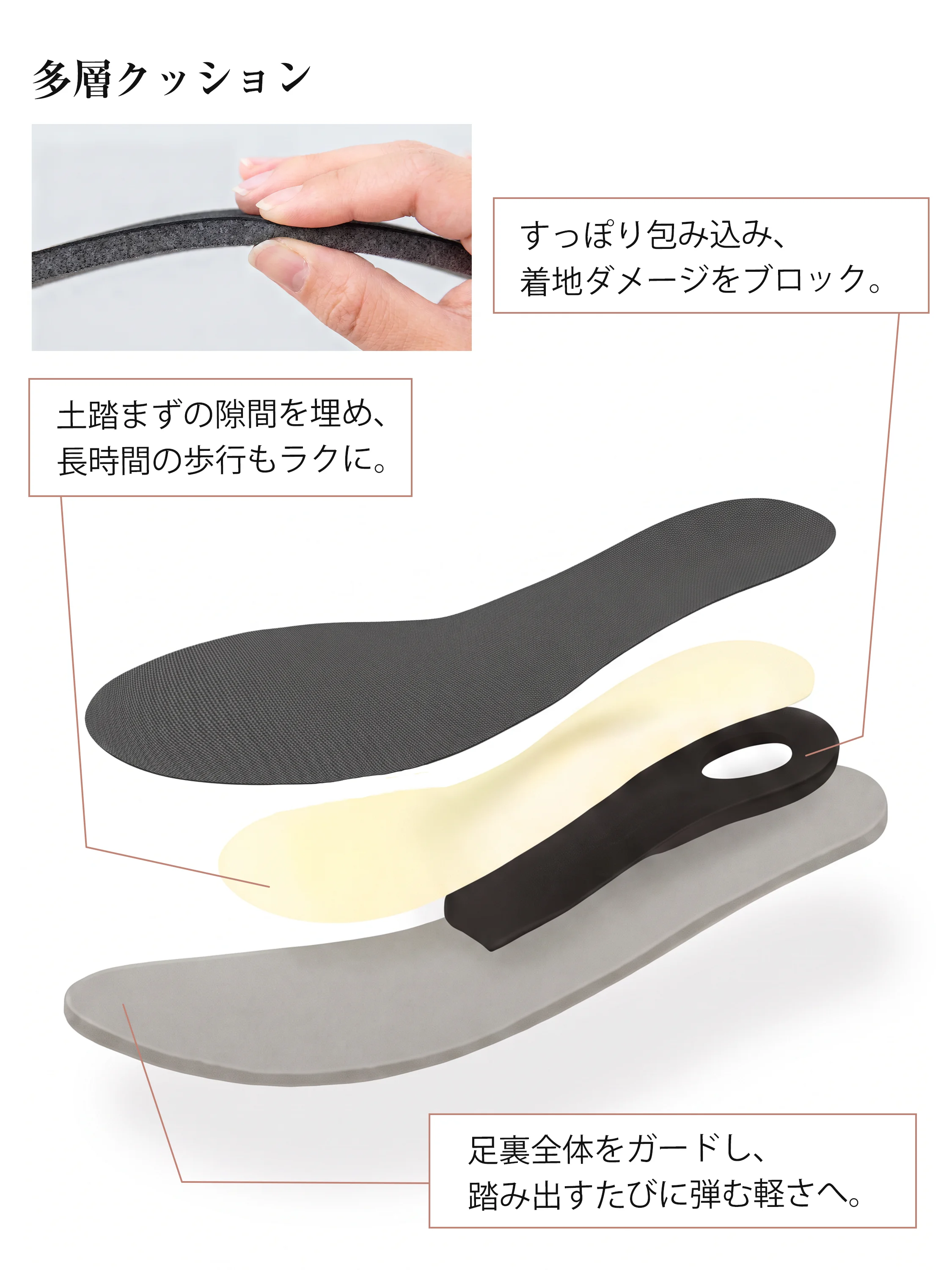 7.5cmヒールが見えるレディースローファーで、ヒールブーツを上品に履きたい日に。