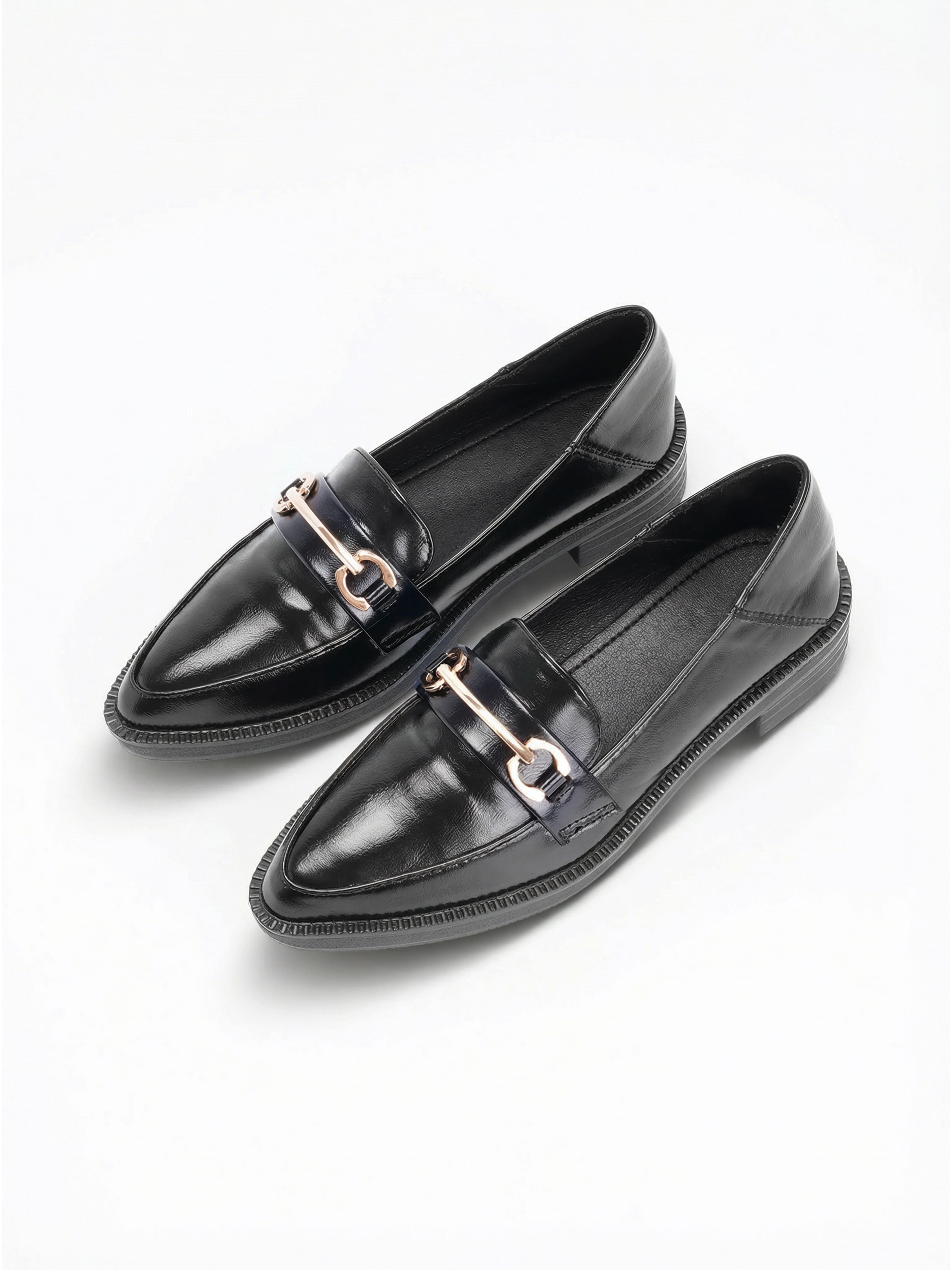 KENPOGEN ローファー レディース 3cmUP ブラック