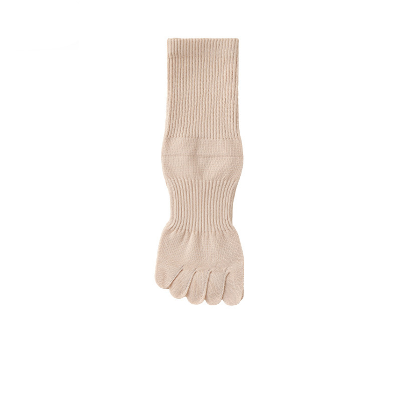 綿麻5本指ソックス 