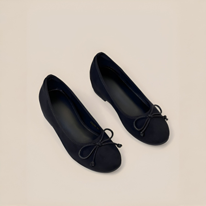 リボンモチーフ 5cm美脚バレエシューズ