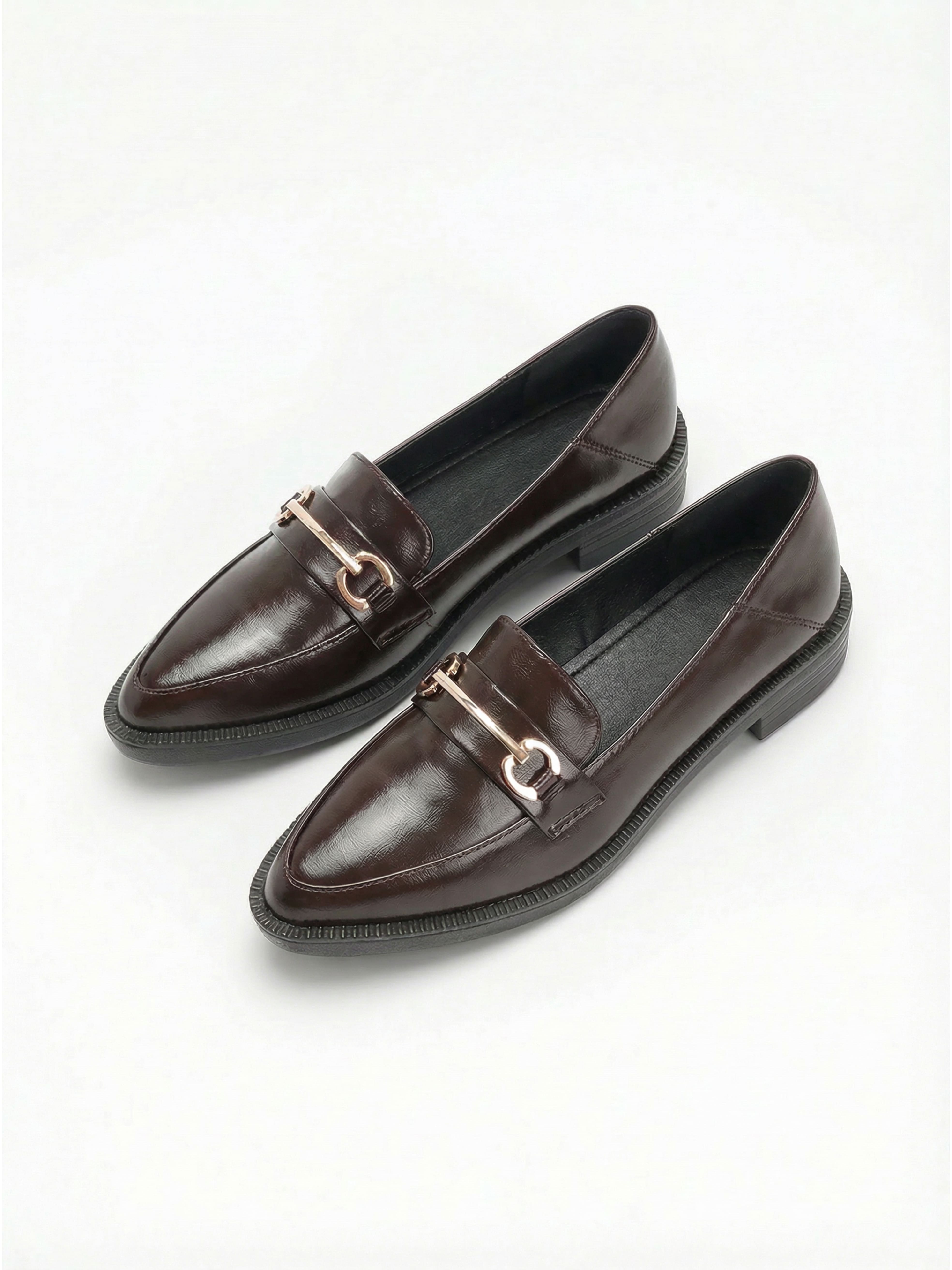 KENPOGEN ローファー レディース 3cmUP ブラウン