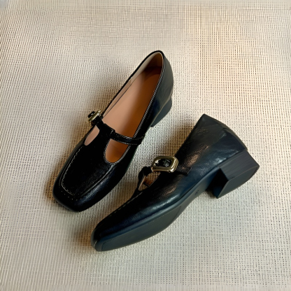 Tストラップ 美脚インヒールメリージェーン