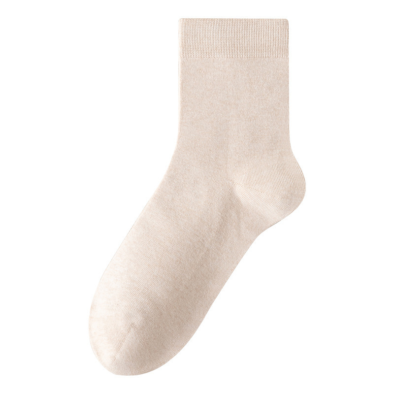 コットン100%無地ソックス