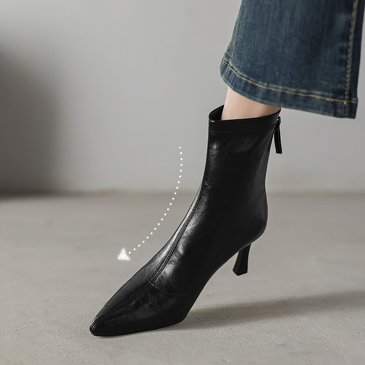 バックジップ ストレッチブーツ