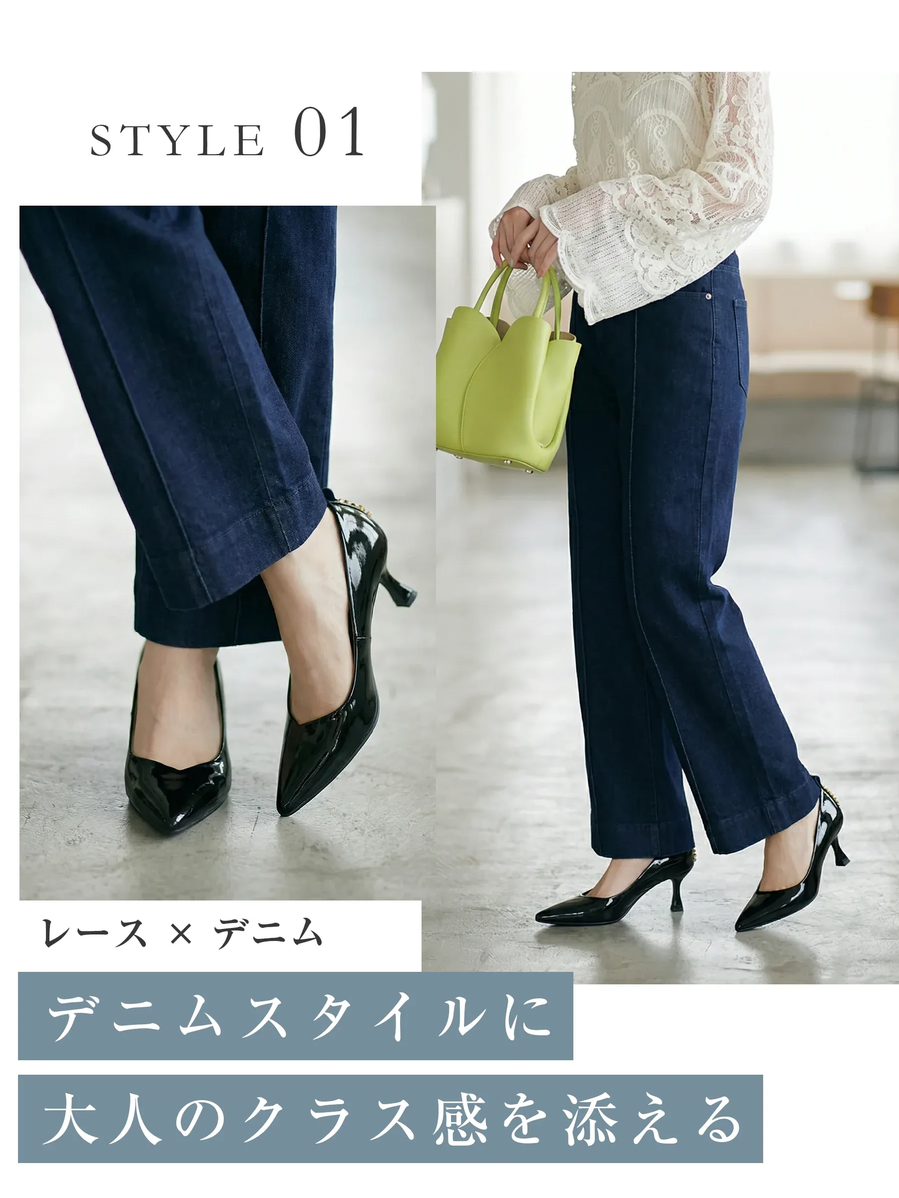 【背筋が伸びる6cmヒール】KENPOGEN ポインテッドトゥ パンプス Vカット エナメル 美脚 痛くない 歩きやすい 通勤 お呼ばれ きれいめ