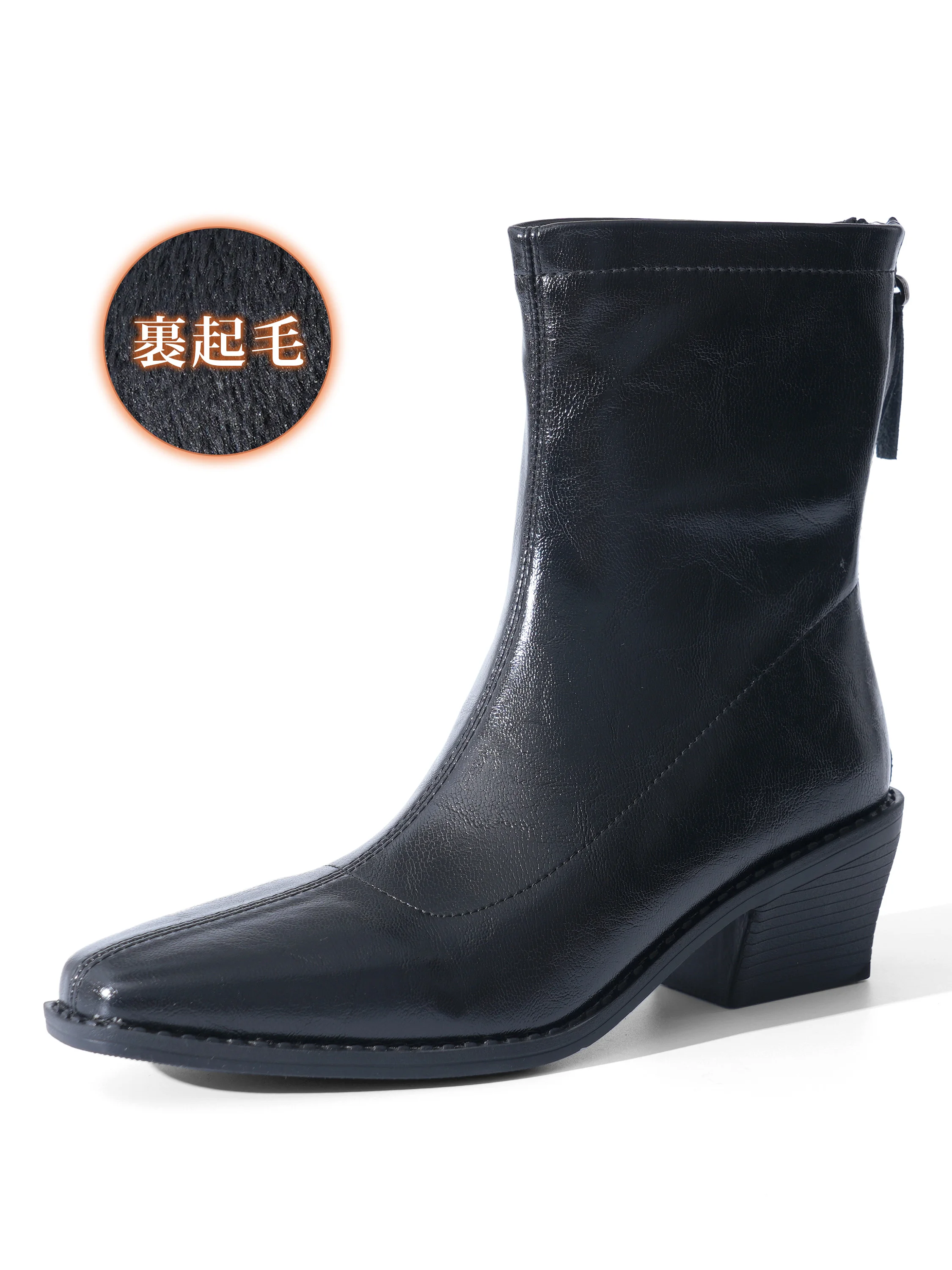 5.5cm美脚ストレッチブーツ