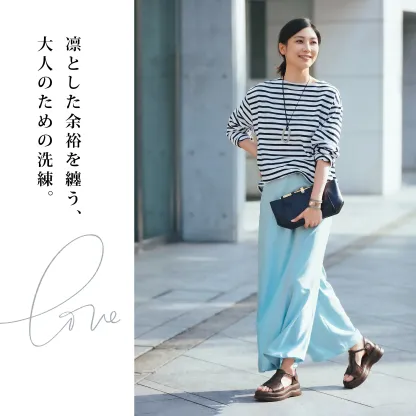 厚底Tストラップサンダル
