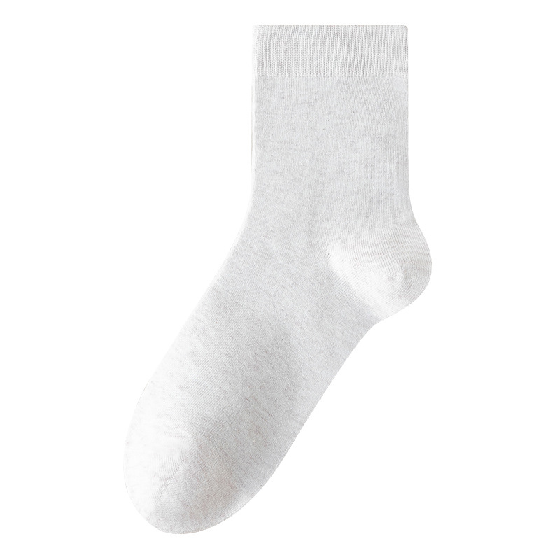 コットン100%無地ソックス