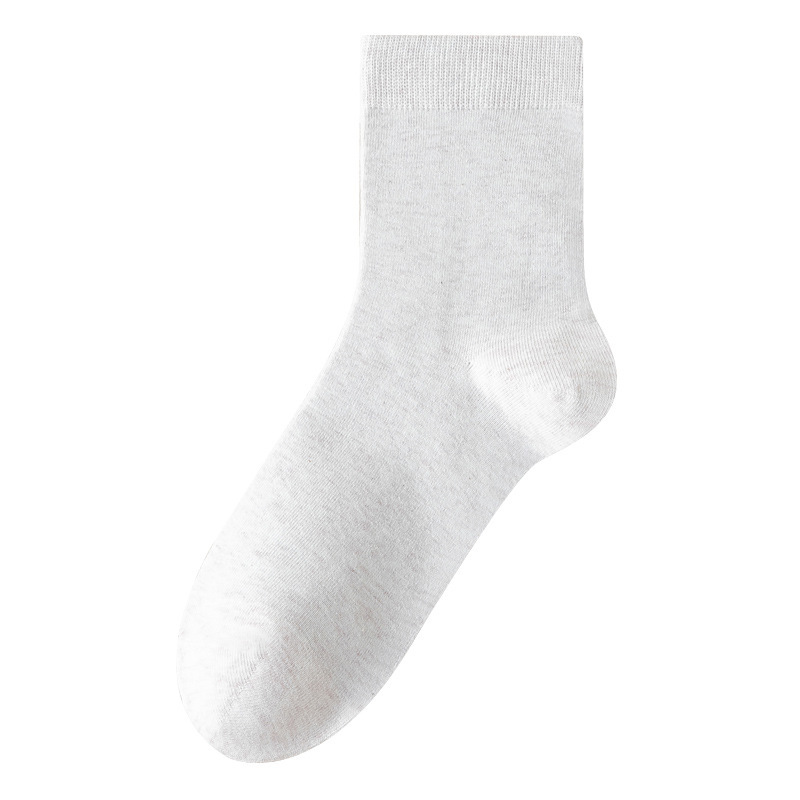 コットン100%無地ソックス