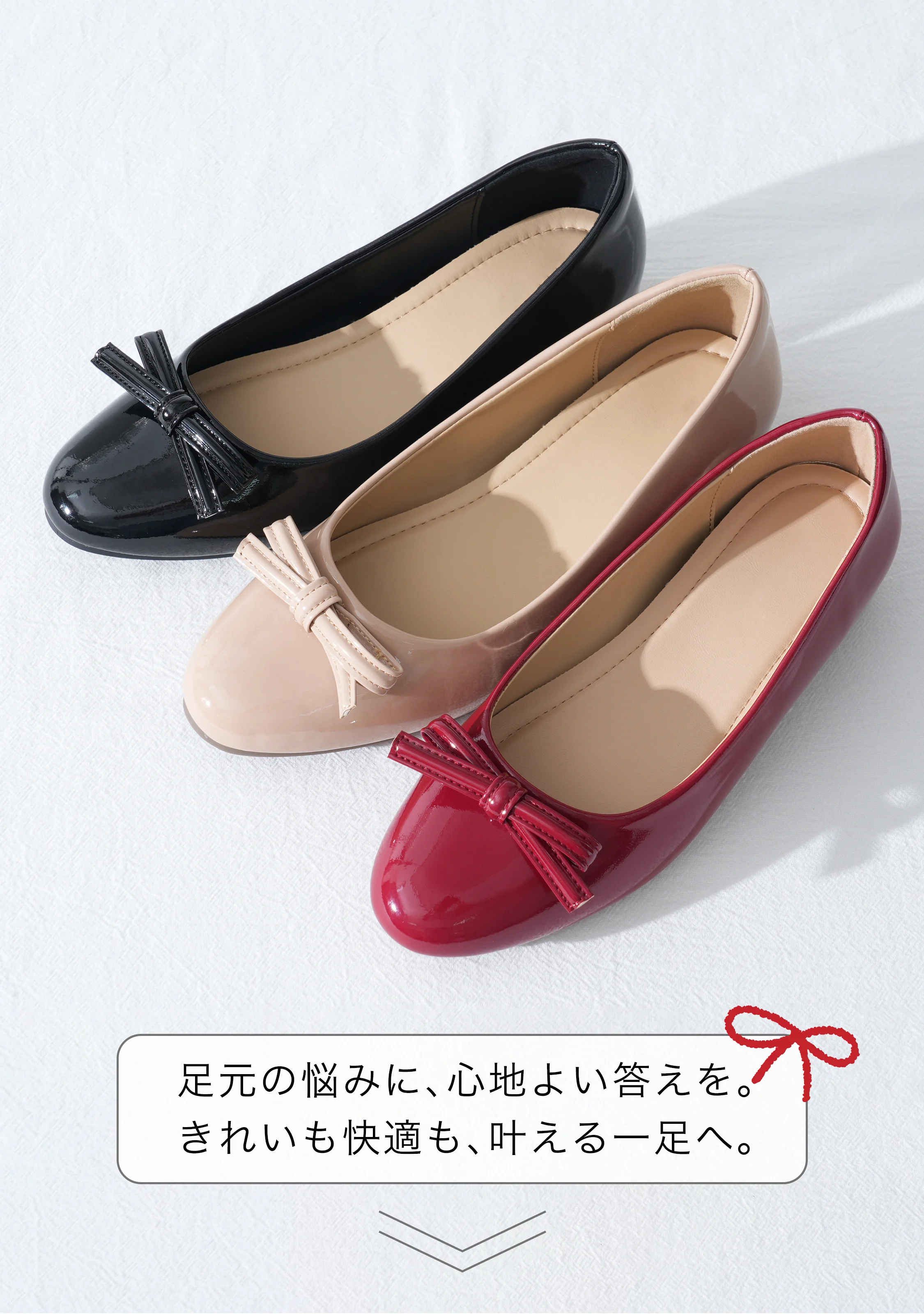 KENPOGEN エナメル ラウンドトゥ パンプス 3.5cm 晴雨兼用 通勤 通勤 オフィス 秋冬コーデに合わせやすい素材感とカラーを見せる詳細画像