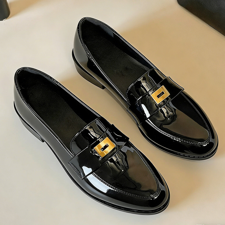 ゴールドビット ラウンドトゥローファー