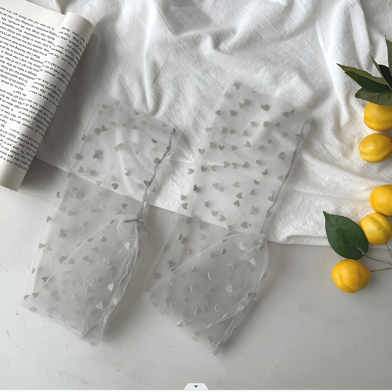 シースルー クルーソックス