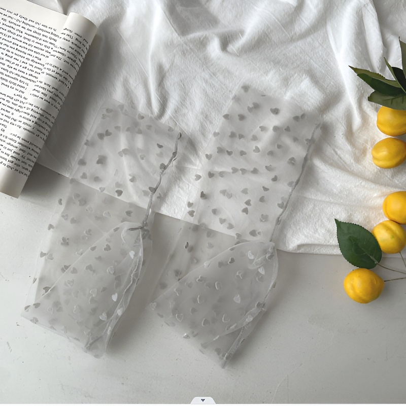 シースルー クルーソックス