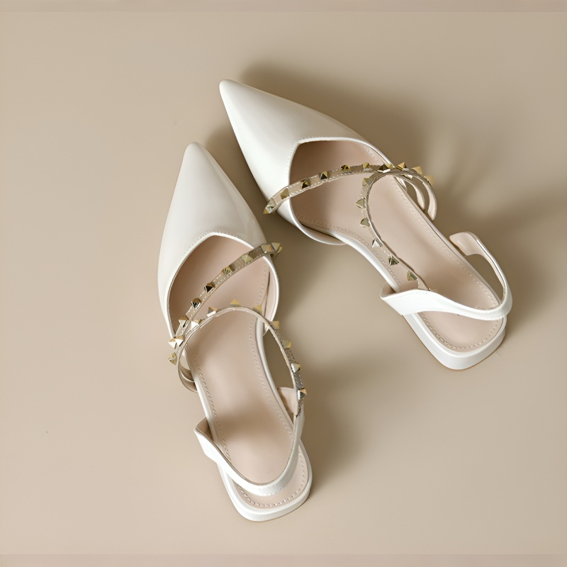 ポインテッドトゥ美脚スリングパンプス